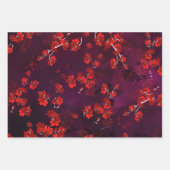 Cherry Flower 3 Inpakpapier Vel (Voorkant 2)