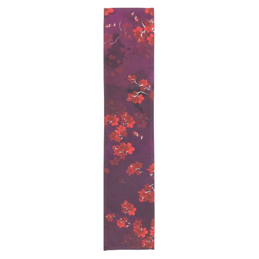 Cherry Flower 3 Korte Tafelloper (Voorkant)