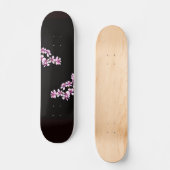 cherry flowers persoonlijk skateboard (Voorkant)