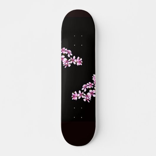 cherry flowers persoonlijk skateboard (Voorkant)