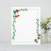 Cherry Framed Briefpapier (Staand voorkant)