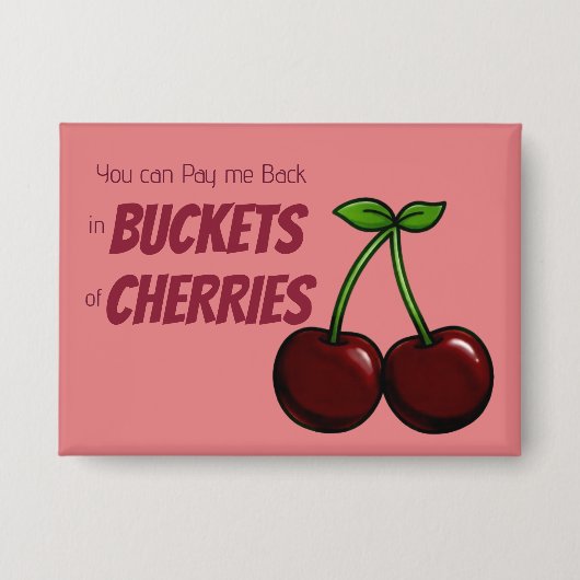 Cherry Fruit Collectie Button (Voorkant)