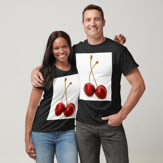 Cherry Fruit Foto T-shirt (Unisex)
