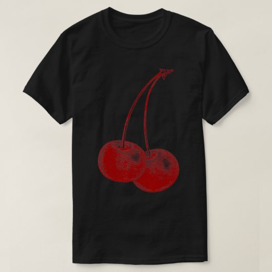 Cherry Fruit Graphic Gift Cherry T-shirt (Design voorkant)