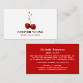 Cherry Fruit, Health Food Store Visitekaartje (Voorkant / Achterkant)