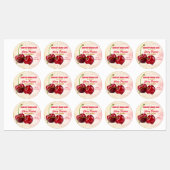 Cherry Fruit Labels (Vel)