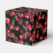 Cherry Fruit on black Bedankdoosjes (Achterkant)