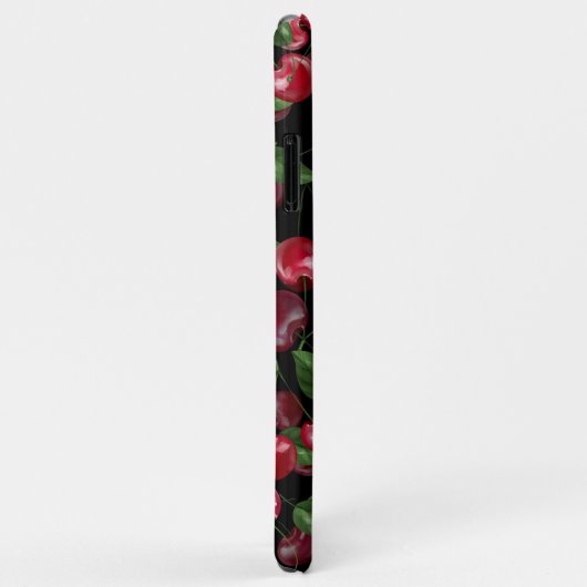 Cherry fruit on black Case-Mate iPhone case (Achterkant/rechts)