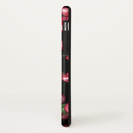 Cherry Fruit on black Case-Mate iPhone Case (Achterkant/links)