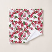 Cherry Fruit patroon Bad Handdoek (Wasdoekje)