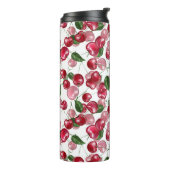 Cherry Fruit patroon Thermosbeker (Gedraaid links)