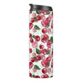 Cherry Fruit patroon Thermosbeker (Geroteerd rechts)
