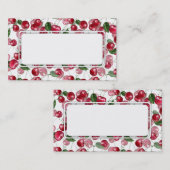 Cherry Fruit patroon Visitekaartje (Voorkant / Achterkant)