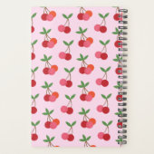 Cherry Fruit Pattern | Naam van de roze rode kerse Planner (Achterkant)