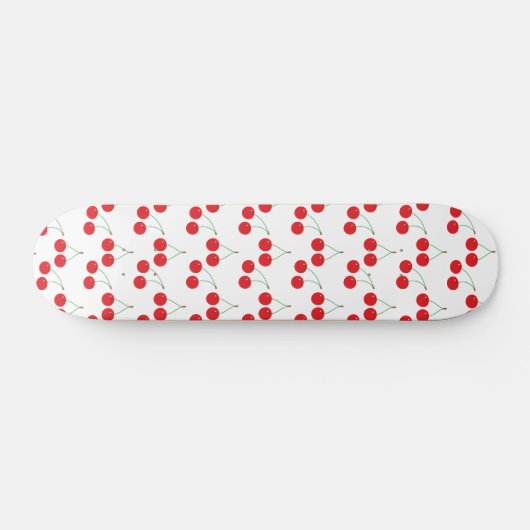 Cherry Fruit Pattern Skateboard (Horizontaal)