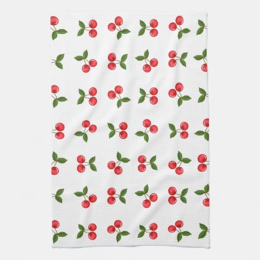 Cherry Fruit Pattern Theedoek (Verticaal)