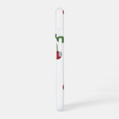 Cherry Fruit Repeat Pattern Design iPhone 16 Hoesje (Linkerkant)