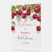 Cherry Fruit Vrijgezellenfeest Welkom Acryl Bord (Hoek)