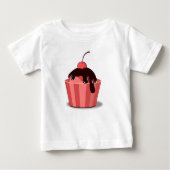 Cherry Fudge Sundae Peuter Ruffle T-shirt (Voorkant)