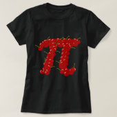 Cherry Funny Pi Day Pie T-shirt (Design voorkant)