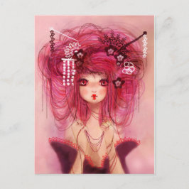 Cherry geisha briefkaart