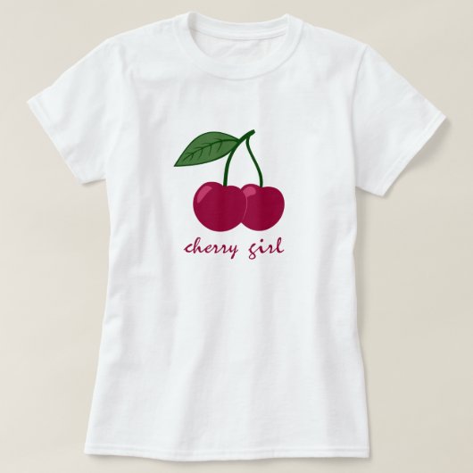 Cherry Girl T-shirt (Design voorkant)