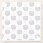 Cherry Glass Onderzetter Glazen Onderzetter (Achterkant)