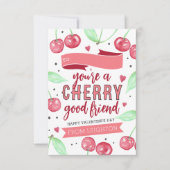 Cherry Goede Vriend Klaslokaal Valentijnsdag Kaart (Voorkant)