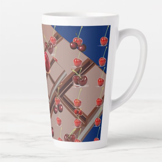 Cherry Goodness Latte Mok (Rechts)