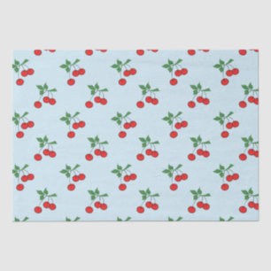 Cherry Graphic Modern Red Cherries Tissuepapier