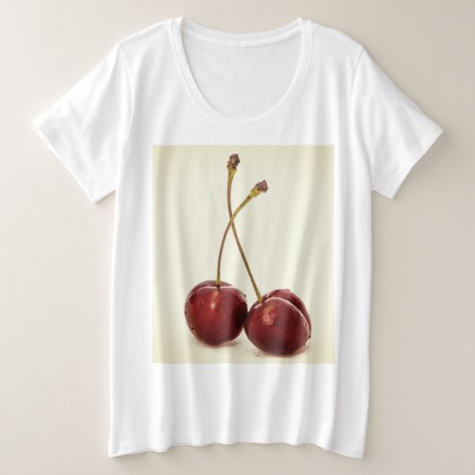 Cherry Grote Maat T-shirt (Design voorkant)
