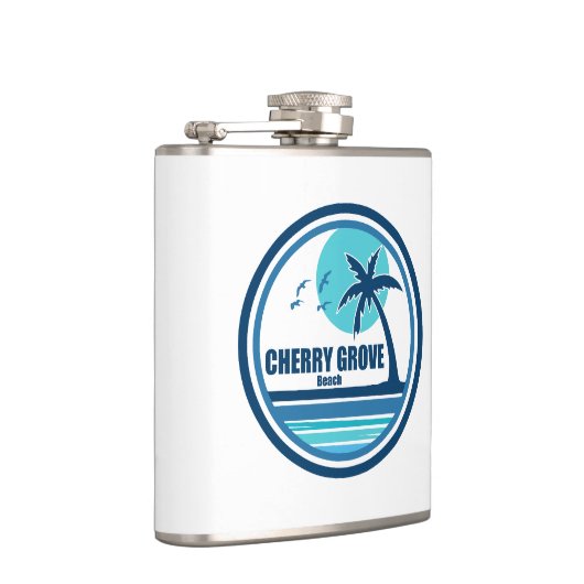 Cherry Grove Beach South Carolina Palmboom Vogels Heupfles (Rechts)