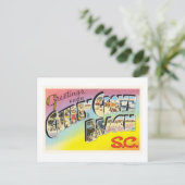 Cherry Grove Beach South Carolina SC Old Briefkaar Briefkaart (Staand voorkant)