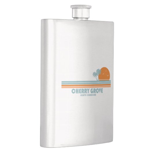 Cherry Grove Beach South Carolina Sun Palm Trees Flacon (Rechts)