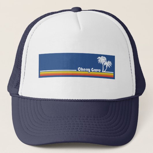 Cherry Grove Beach South Carolina Trucker Pet (Voorkant)