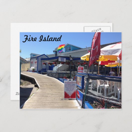 Cherry Grove, Fire Island Briefkaart (Voorkant / Achterkant)