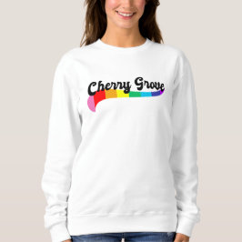 Cherry Grove Fire Island NY regenboog logo LGBTQ Trui