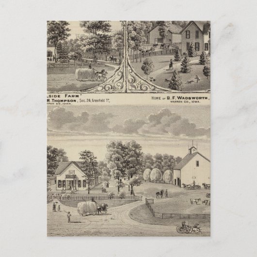 Cherry Grove, Hillside Boerderij Briefkaart (Voorkant)