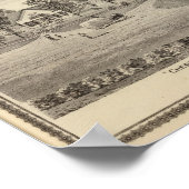 Cherry Grove, Hillside Boerderij Poster (Hoek)