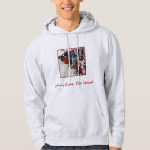 Cherry Grove Pride Wagon Adult Hoodie Sweatshirt (Voorkant)
