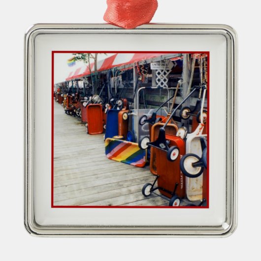 Cherry Grove Pride Wagon Ornament (Voorkant)
