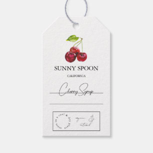 Cherry Hang Label Cadeaulabel