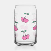 Cherry harten blikvorm glas (Achterkant)