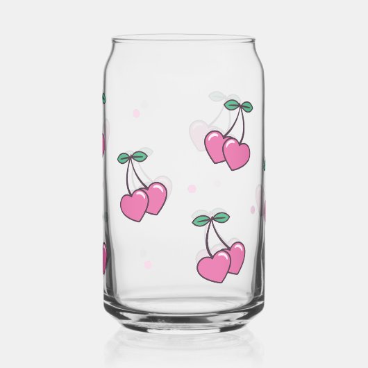 Cherry harten blikvorm glas (Rechts)