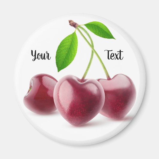 Cherry harten magneet (Voorkant)