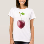 Cherry harten t-shirt (Voorkant)