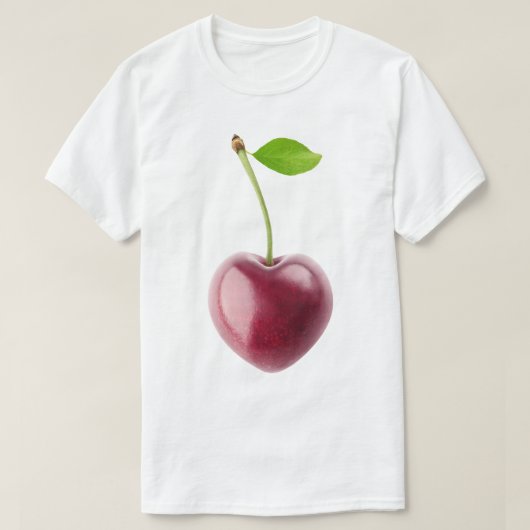 Cherry harten t-shirt (Design voorkant)