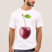 Cherry harten t-shirt (Voorkant)