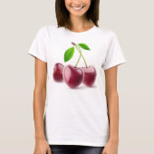 Cherry harten t-shirt (Voorkant)