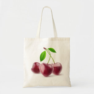 Cherry harten tote bag